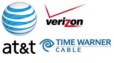 At&t time warner and verizon
