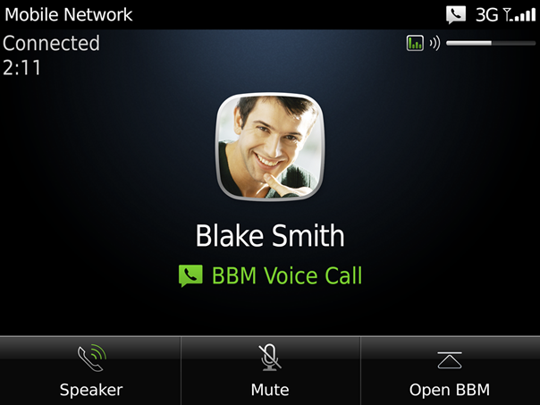 BBM free Voice Call