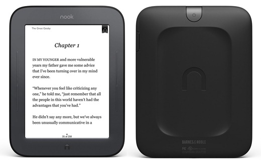Barnes & Noble's New Nook Simple Touch Reader