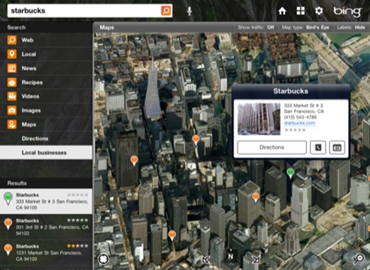 Bing App For iPad