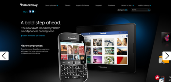 BlackBerry Bold Touch Appears On Website