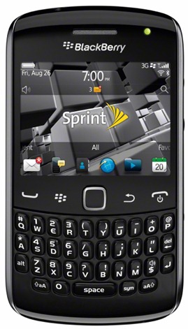Sprint’s BlackBerry Curve 9350