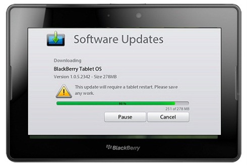 BlackBerry PlayBook OS v1.05.2342 For Adobe Flash Fix