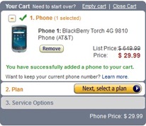 BlackBerry Torch 9810 Pricing At Amazon