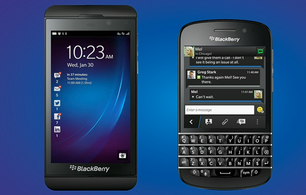 BlackBerry Z10 and Q10