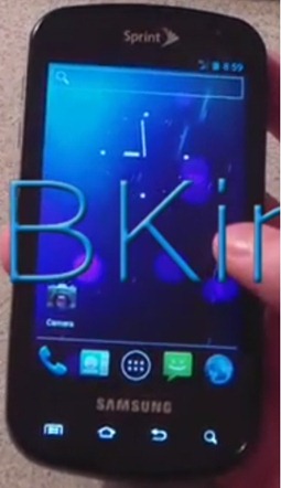 Samsung Epic 4G Android 4.0.3 ICS CM 9 Alpha 1