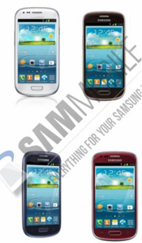 Colors of Samsung Galaxy S III mini