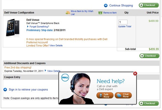 Dell Venue Pricing And Feb18 Ship Date