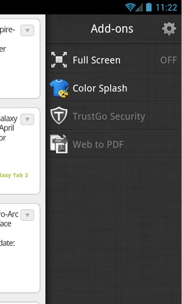 Dolphin Browser HD 8.0 Update