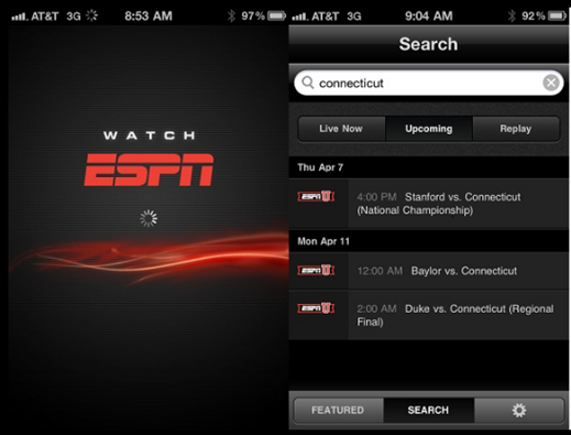 Watch ESPN App For iOS