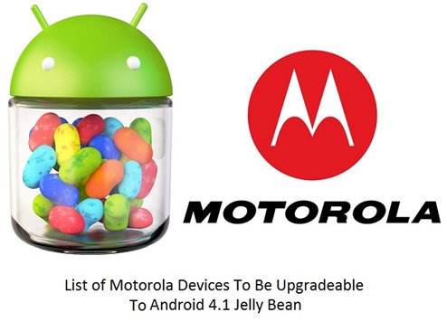 List of Motorola Devices for Jelly Bean Eiligibility