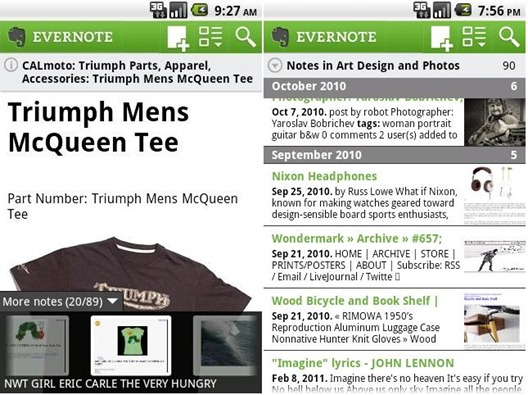Evernote 3.0 For Android