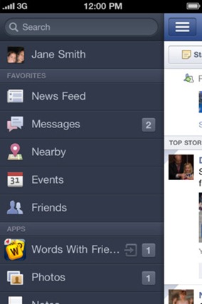 Facebook Timeline For iPhone 