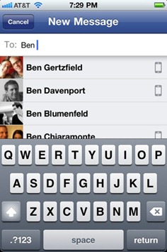 Facebook Messenger App For iOS