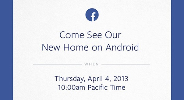 Facebook is sending out invitations for Android related event