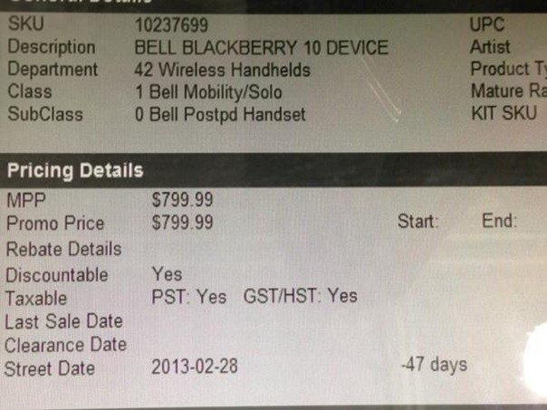 First BlackBerry 10 smartphone could launch in Canada on February 28