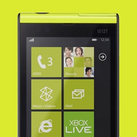 Fujitsu Toshib  IS12T Windows Mango Phone