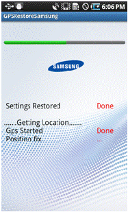 GPS Restore on Galaxy S
