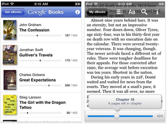 Google Books App For iOS Updated