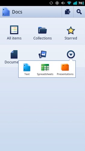 Google Docs Updated With ICS Makeover