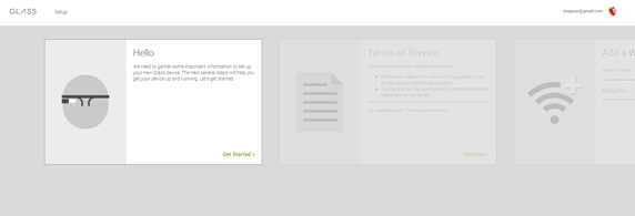 Google Glass Setup