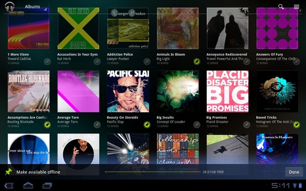 Google Music 3.0 App For Android