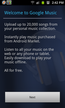 Google Music 4.0.9 App