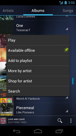 Google Music 4.0.9 App