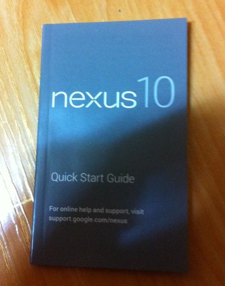 Nexus 10 Manual Leak