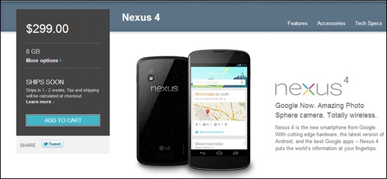 Google-Nexus 4-On-Sale-At-US-Play-Store