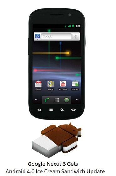 Samsung Nexus S Gets Android 4.0 Ice Cream Sandwich Update