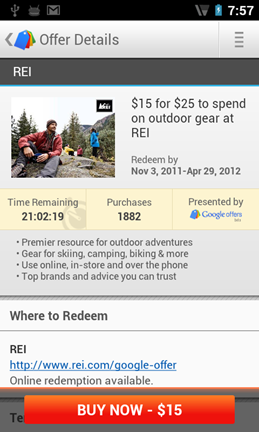 Google Offers For Android