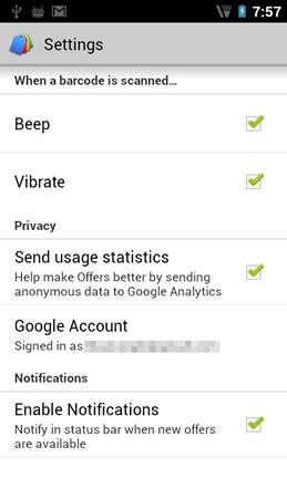 Google Offers For Android