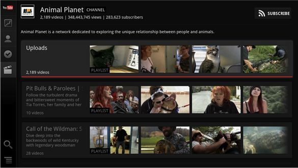 Google TV YouTube App Update