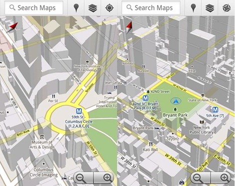 Google Maps 5.0 For Android