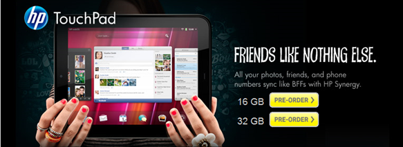 HP Touchpad WiFi Pre-Order At Best Buy USA