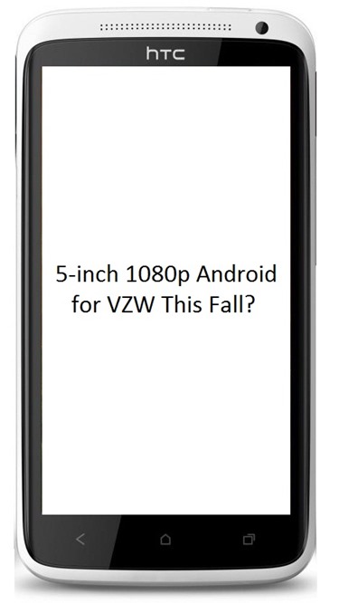 Verizon’s HTC 1080p 5-inch Android This Fall