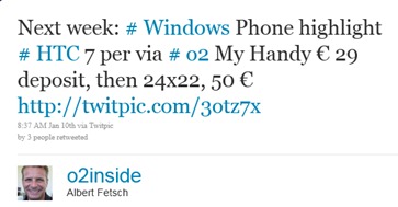 HTC 7 Pro To Arrive Next Week From O2 Germany