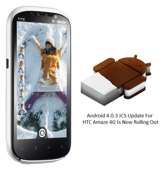 HTC Amaze 4G Gets ICS Update