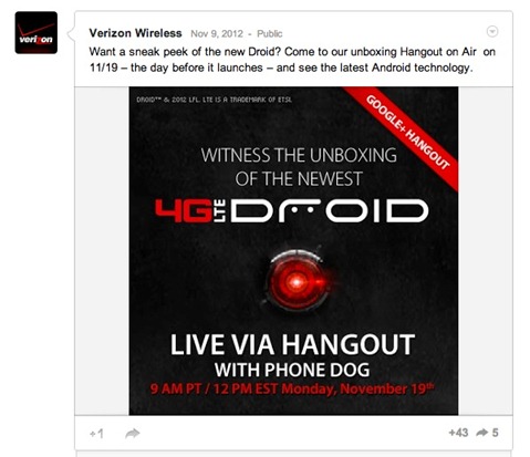 HTC DROID DNA Live Unboxing on 19/11