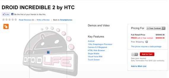 Verizon Droid Incredible 2 Leaked