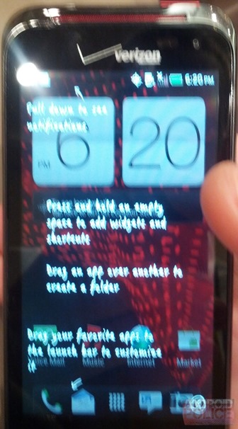HTC Droid Incredible 4G's Image Leak