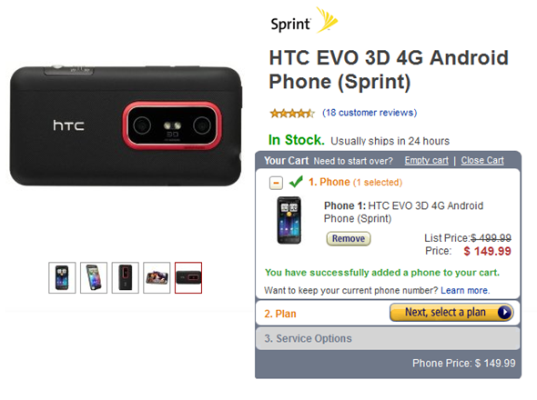 HTC EVO 3D Is Just $149.99 At Amazon Now