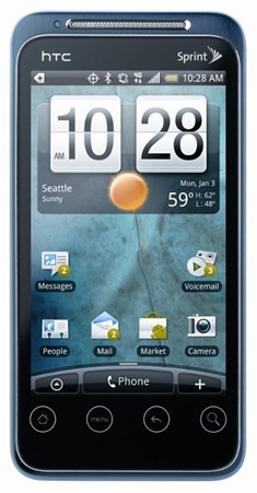 HTC EVO Shift 4G For Sprint