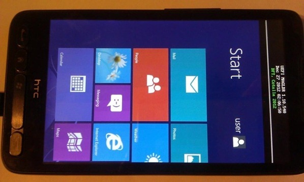 HTC HD2 can run Windows RT