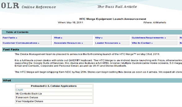 HTC Merge Release Date For US Cellular Leaked Out
