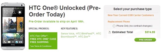 64GB HTC One Dev. Edition Pre-Order