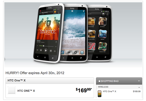 Rogers HTC One X Pre-Order For $169.99
