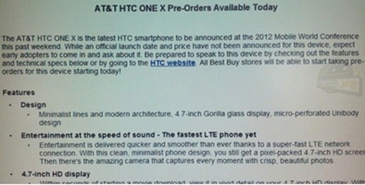 AT&T’s HTC One X/XL Pre-Order At Best Buy