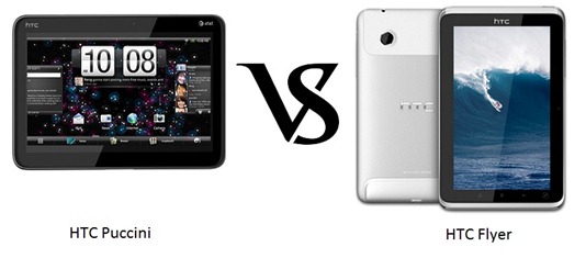 HTC Puccini Vs. HTC Flyer